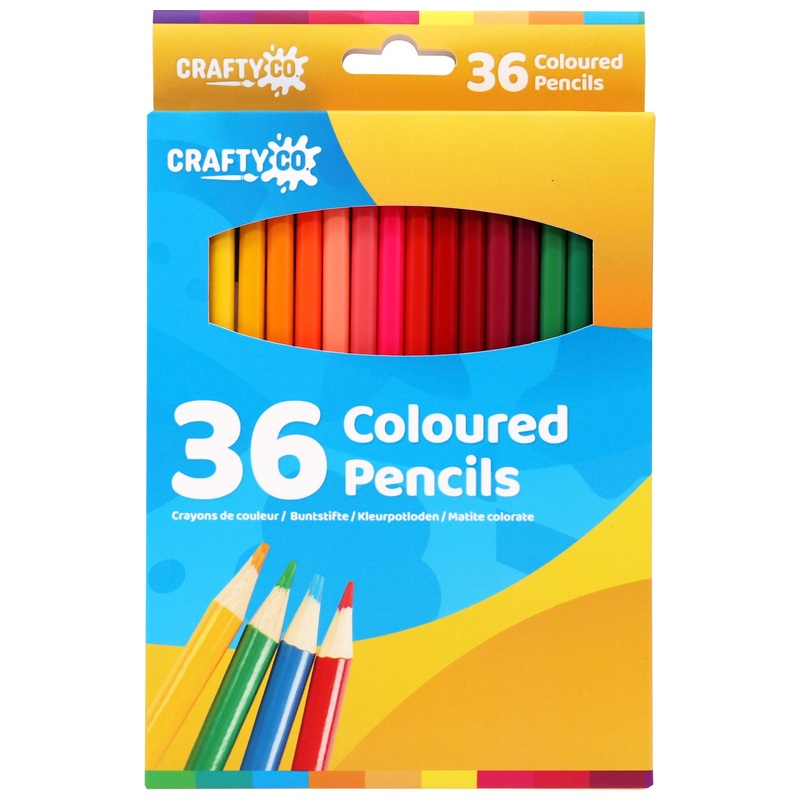 Crafty Co. Colouring Pencils 36 Piece Set