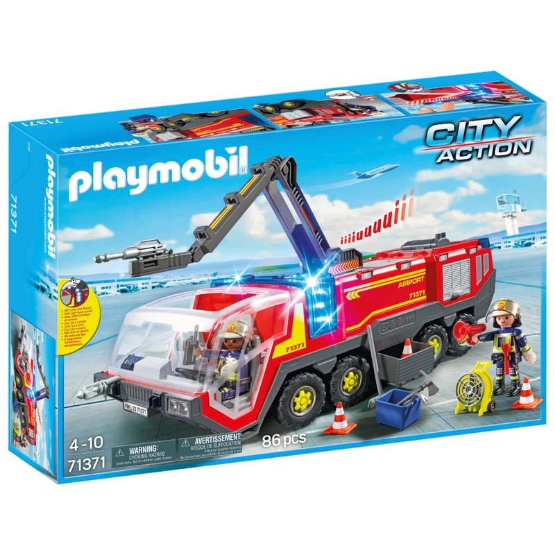 PLAYMOBIL City Action 71371 Reptéri tűzoltóautó – fő nézet