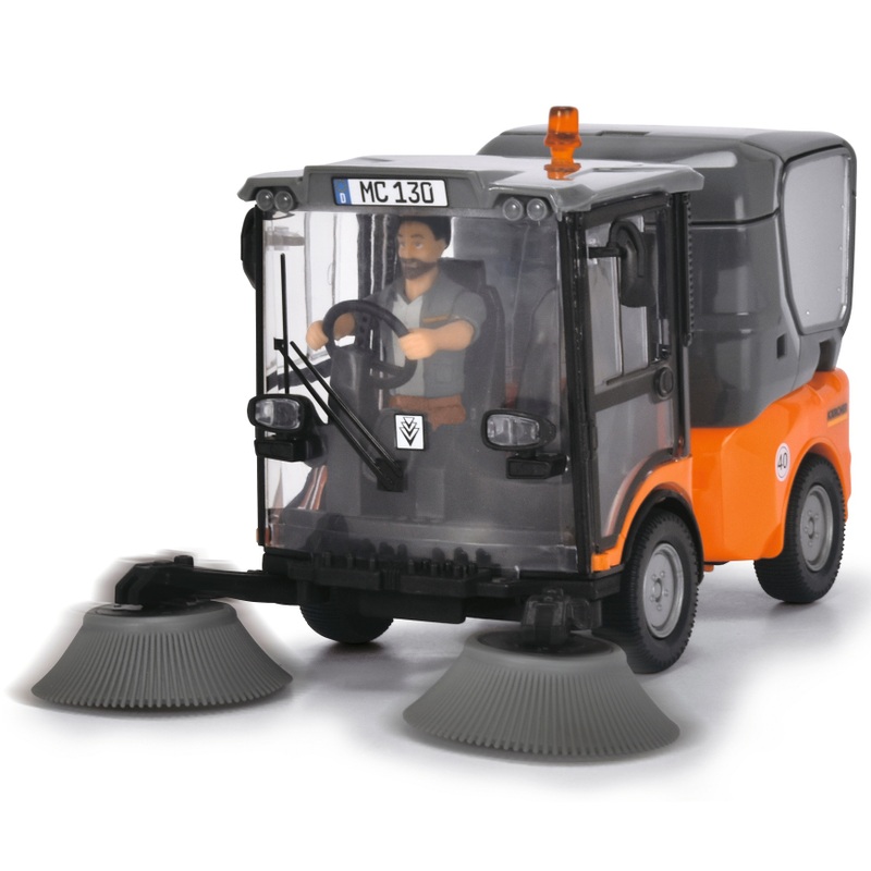 Dickie Toys Speelgoedauto Kärcher Veegmachine met Figuur 19,5 cm