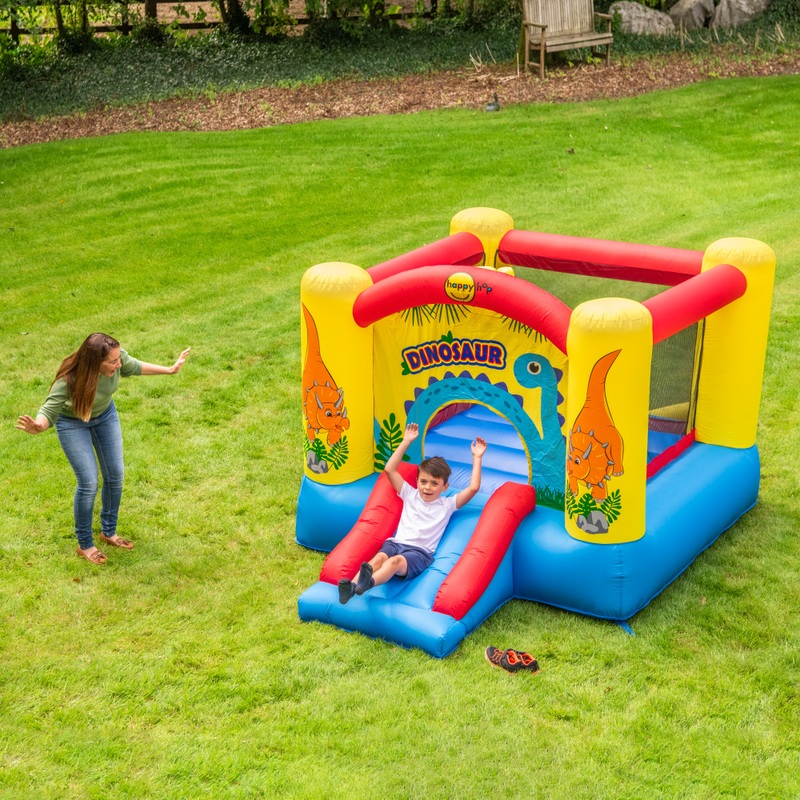 Château Gonflable Dinosaure avec Toboggan