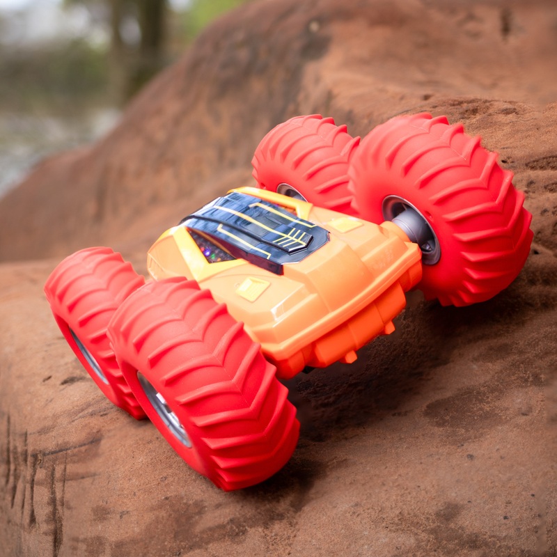 Bestuurbare Auto RC Speed Cyclone Stunt Auto oranje