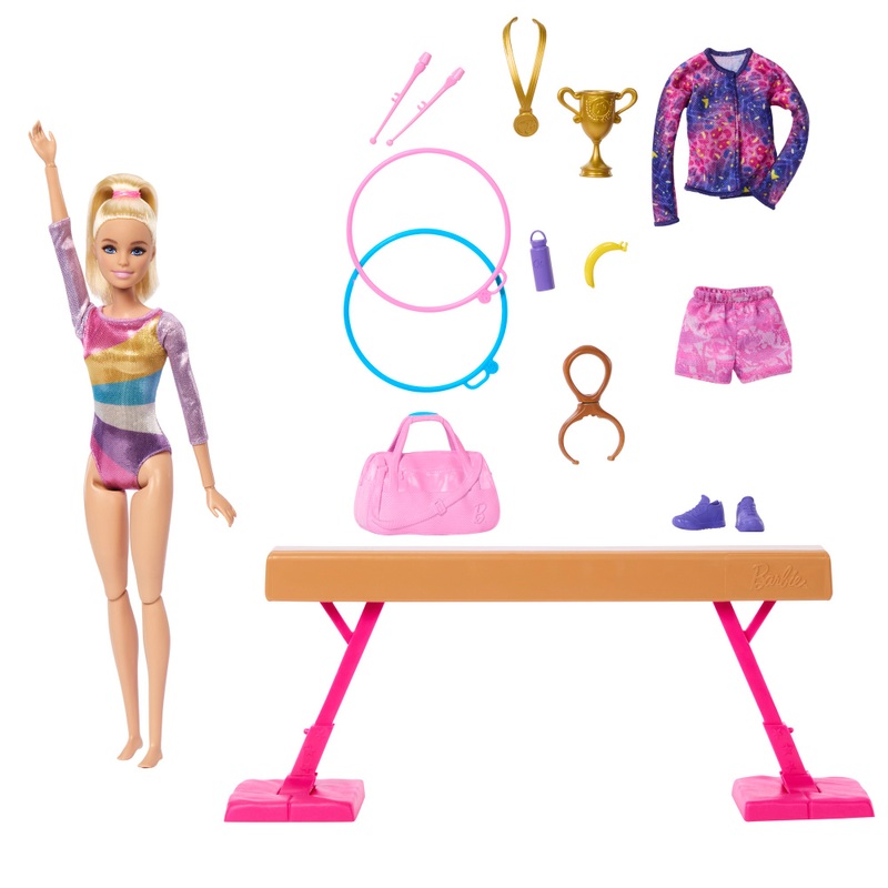 Barbie Turn Pop met Turnkleding en Accessoires