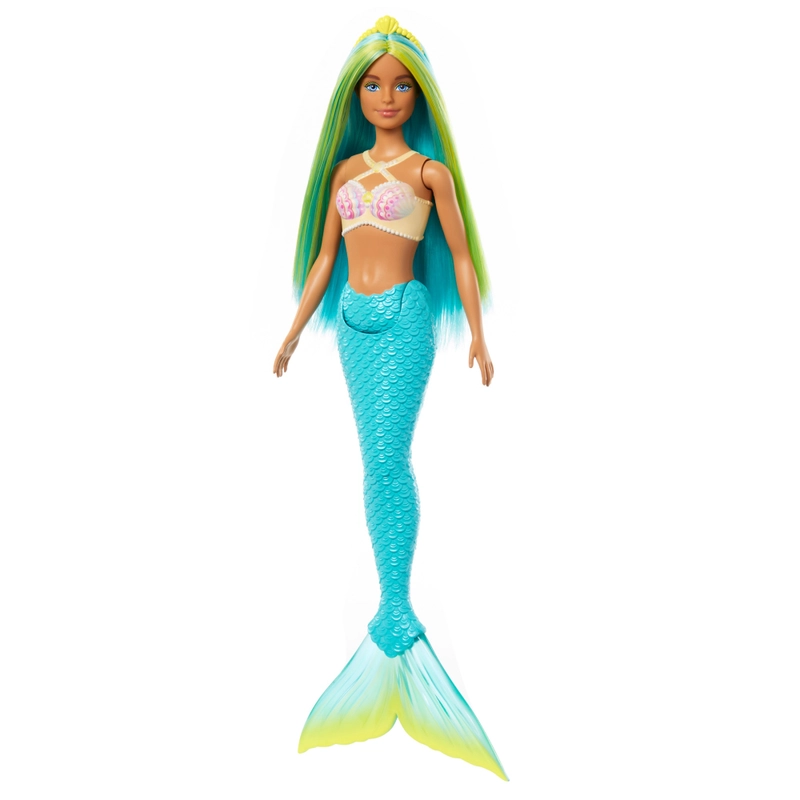 Barbie Dreamtopia Mermaid Green Hair UK product front view