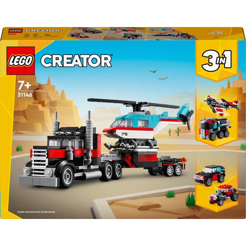 LEGO Creator 31146 Truck met Helikopter Set