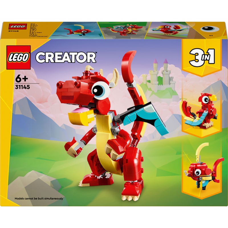 LEGO Creator 31145 Rode Draak Set