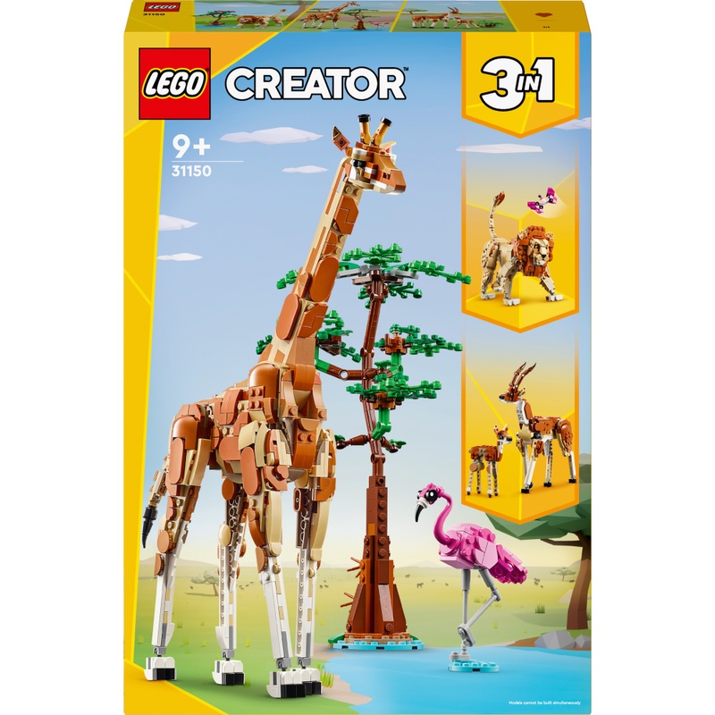 LEGO Creator 31150 Les Animaux Sauvages du Safari