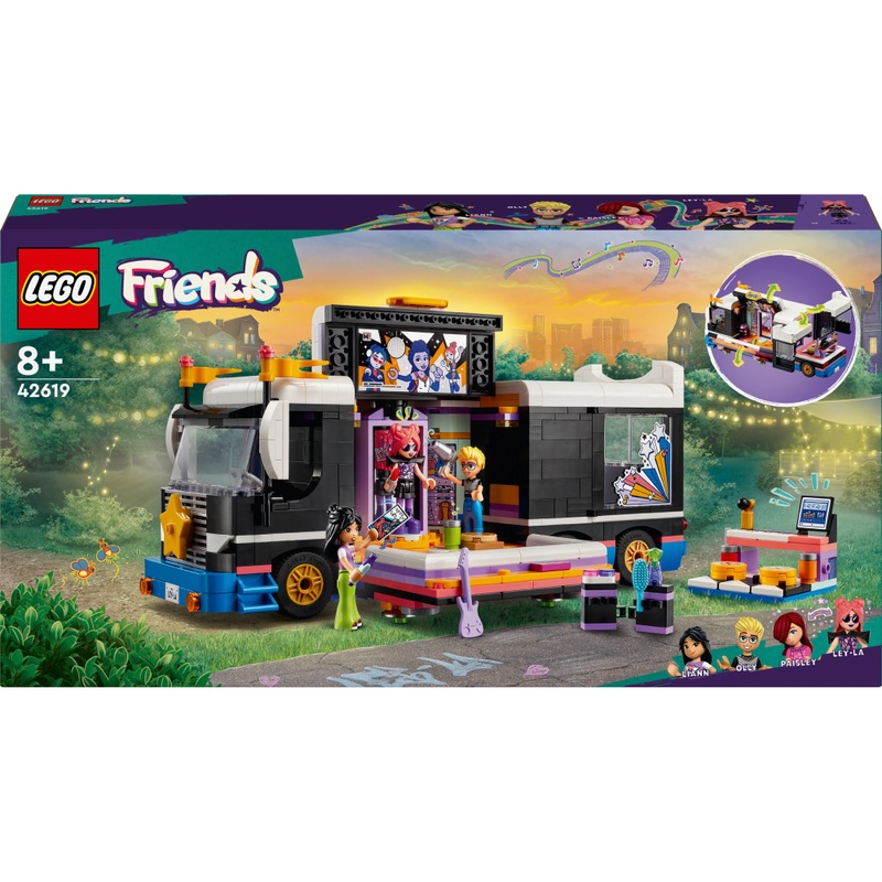 LEGO Friends 42619 Le Tourbus De La Star De La Pop