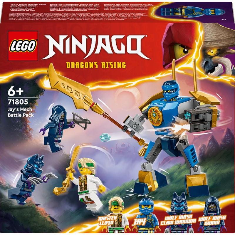 LEGO NINJAGO 71805 Pack de Combat : le Robot de Jay