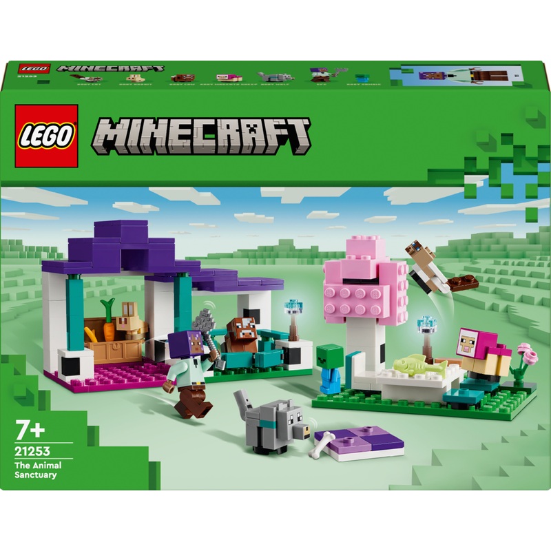 LEGO Minecraft 21253 De Dierenopvang Set