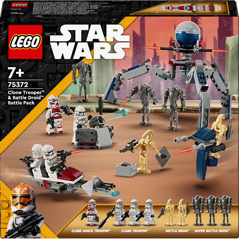 LEGO Star Wars 75372 Clone Trooper & Battle Droid Battle Pack Set