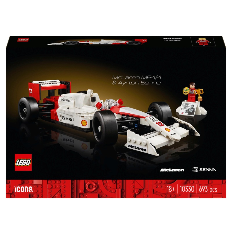LEGO Icons 10330 McLaren MP4/4 et Ayrton Senna