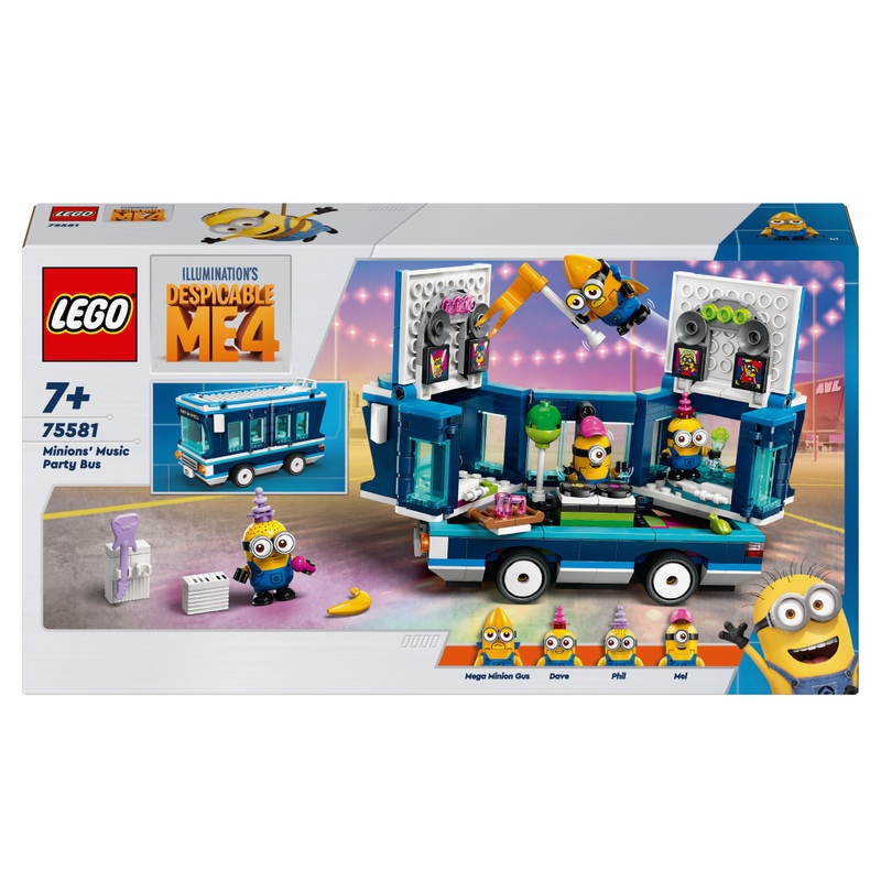 LEGO Minions 75581 Muzikale feestbus van de Minions Set