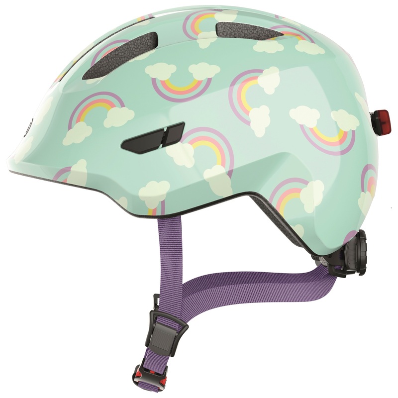 ABUS Fahrradhelm Rainbow mit LED Gr. M