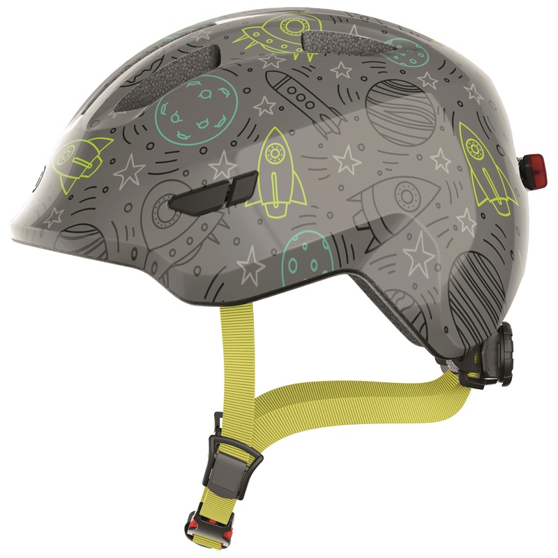 ABUS Fahrradhelm Grey Space mit LED Gr. M