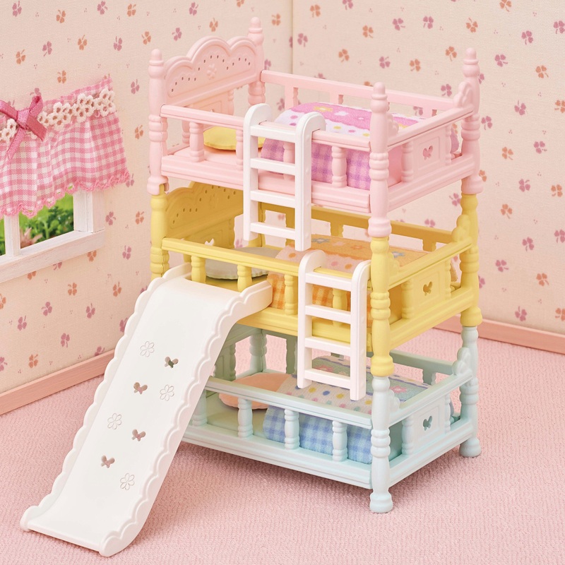 Sylvanian Families Meubels 5741 Stapelbed met Drie Verdiepingen