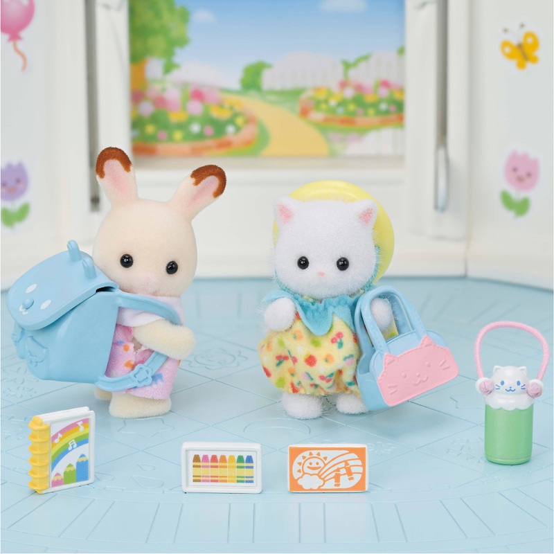Sylvanian Families - Le Duo Des Bébés En Promenade