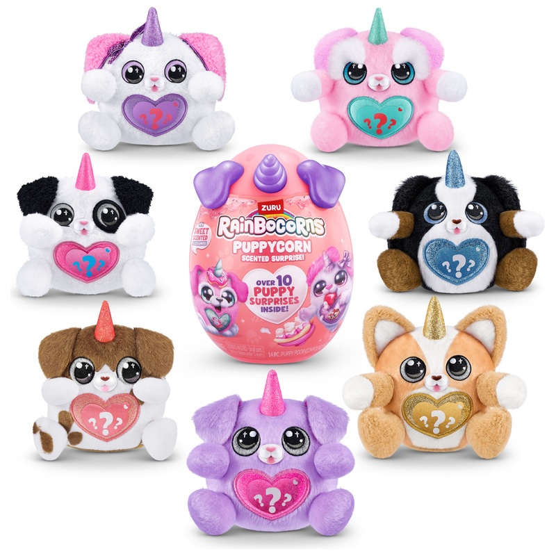 Rainbocorns Puppycorn Scented Surprise Knuffel Serie 8 assorti