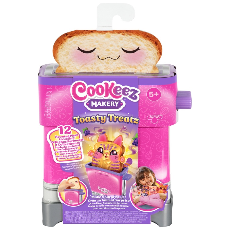 Cookeez Makery Toaster Spielset Toasties mit Kuscheltier sortiert