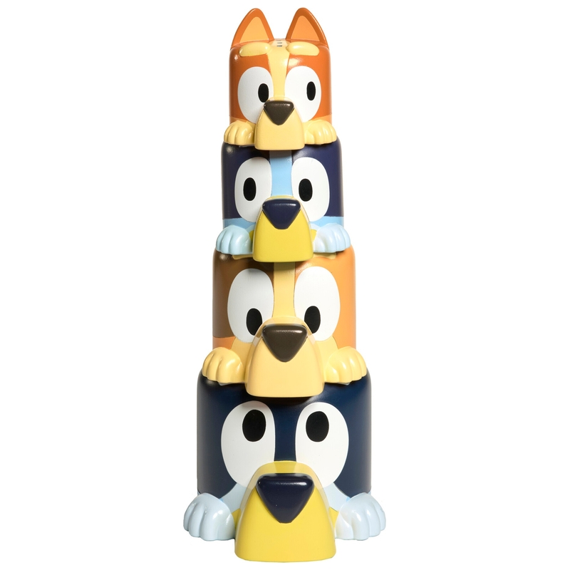 Bluey - Jouet de Bain Ensemble Tasses Verseuses