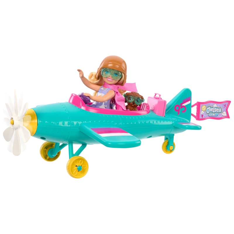 Barbie - Poupée Pilote Chelsea et son Avion