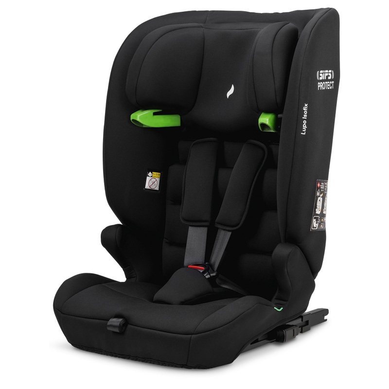 Osann Autostoel Lupo i-Size 76-150 cm Isofix Meegroei Kinderzitje Black zwart
