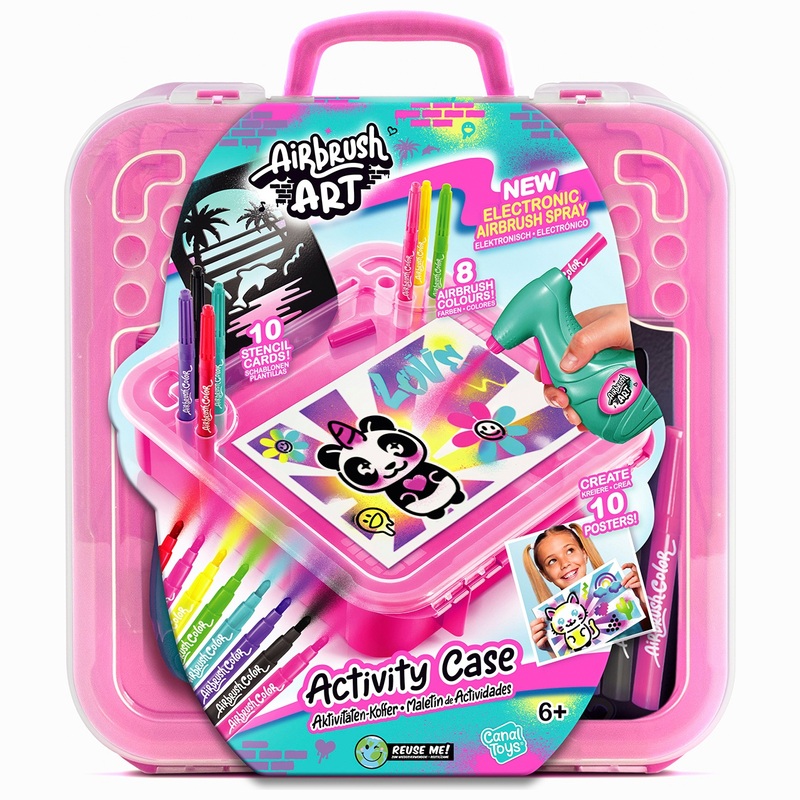 Airbrush Art Activity Set in Koffer