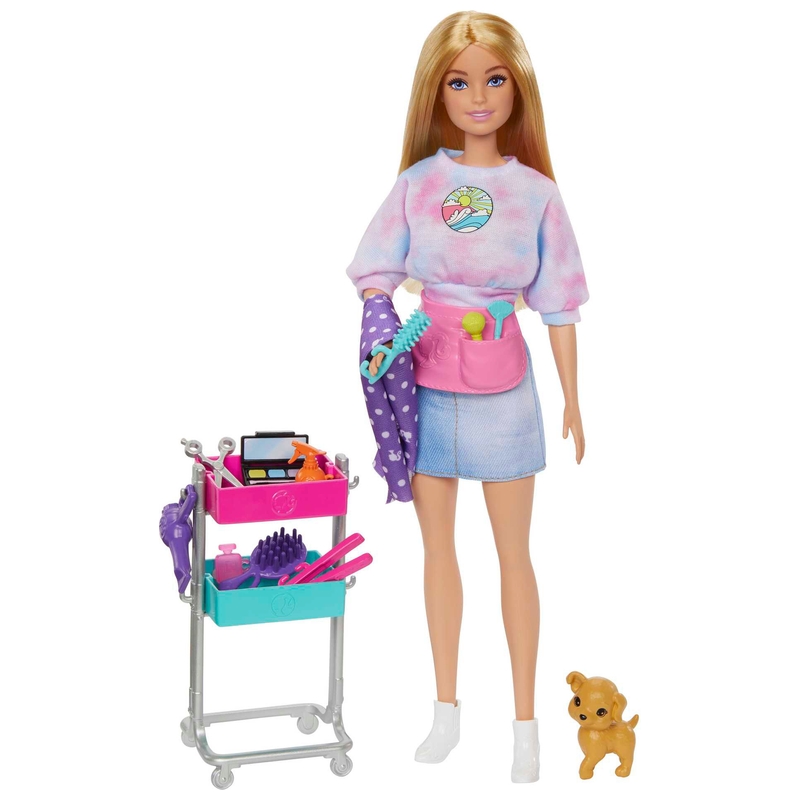 Barbie - Poupée Malibu Styliste