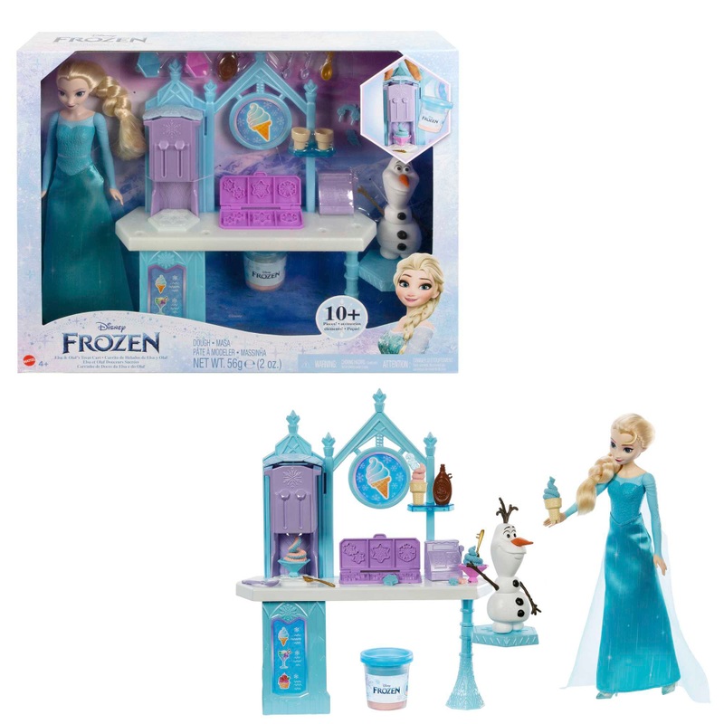 Disney La Reine des Neiges - Coffret Elsa et Olaf Douceurs Givrées avec Pâte à Modeler