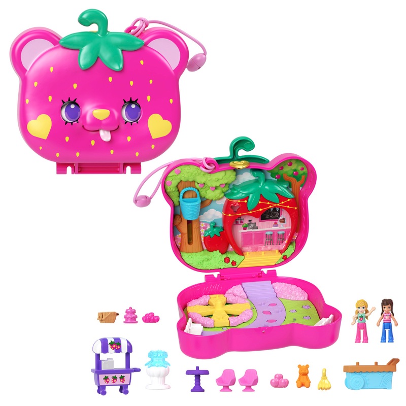 Polly Pocket Compact Aardbeienveld