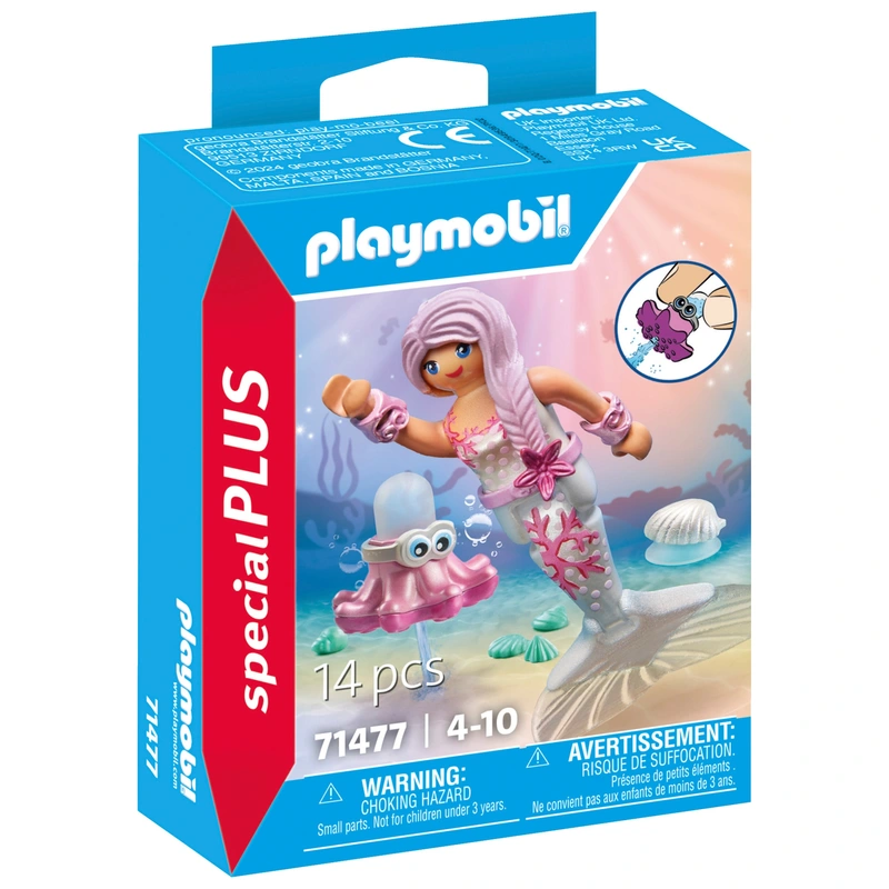 PLAYMOBIL Special Plus 71477 Sellő lövellő polippal – fő nézet