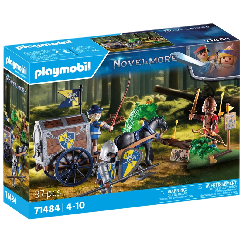 PLAYMOBIL Novelmore 71484 Szállítókocsi rablása – fő nézet