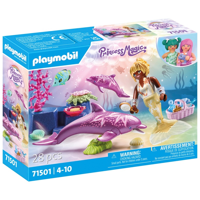 PLAYMOBIL Princess Magic 71501 Zeemeermin met Dolfijnen