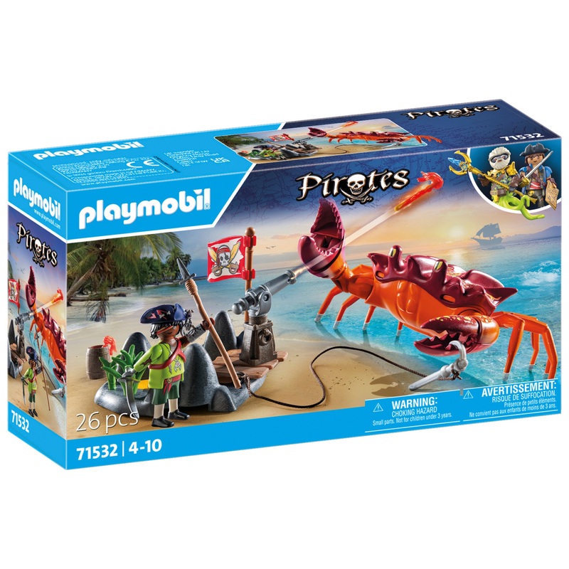 PLAYMOBIL Pirates 71532 Strijd tegen de gigantische krab