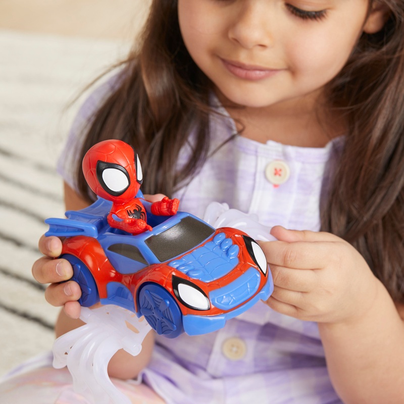 Marvel Spidey en Zijn Geweldige Vrienden Speelgoedauto Web Racer