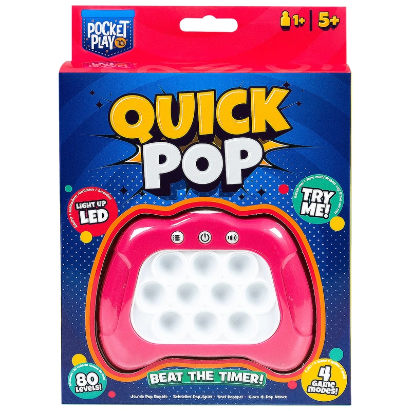 Pocket Play fidget toy packaging UK