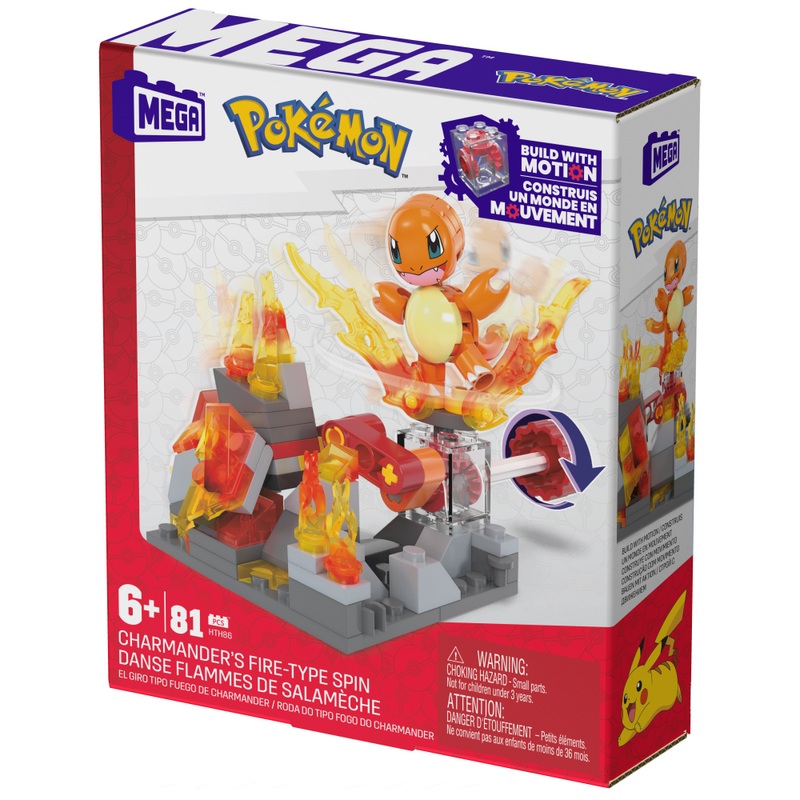 Mega Construx - Pokémon Danse Flammes de Salamèche