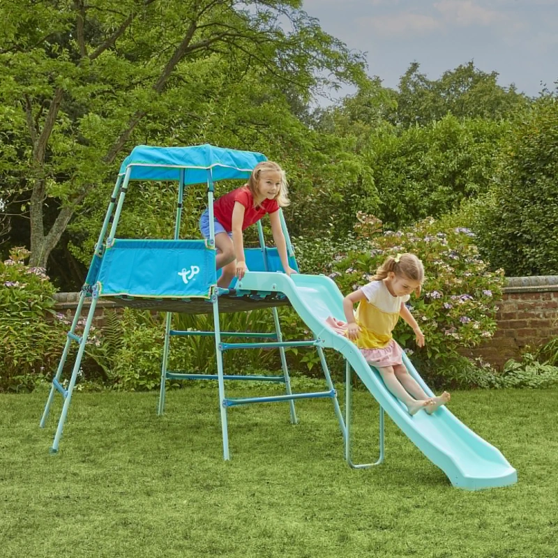 TP Growable Adventurer Metal Climbing Frame in UK garden