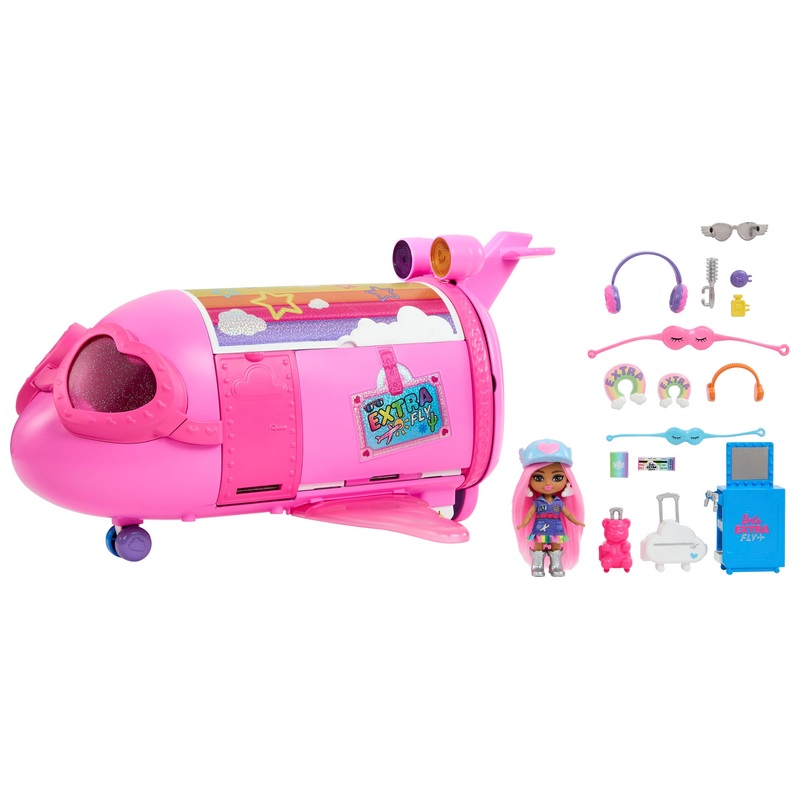 Barbie - Extra Fly Coffret Jet Privé des Minis Poupées