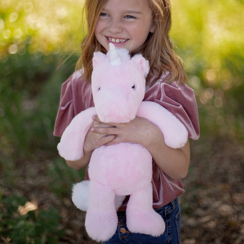 World's Softest Knuffel 40cm Nina de Roze Eenhoorn