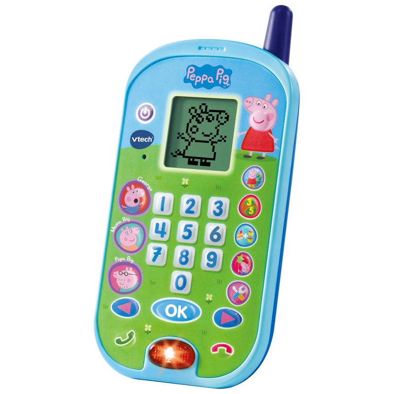 VTech Peppa Pig Leertelefoon met Geluid en Spelletjes