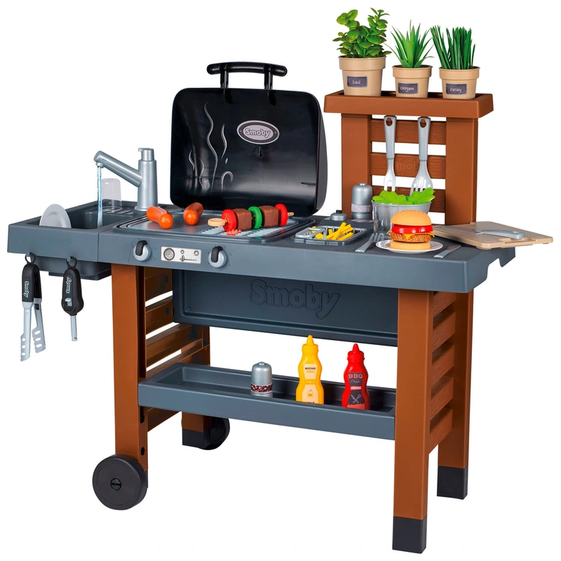 Smoby Garden Kitchen and Accessories Set for outdoor play