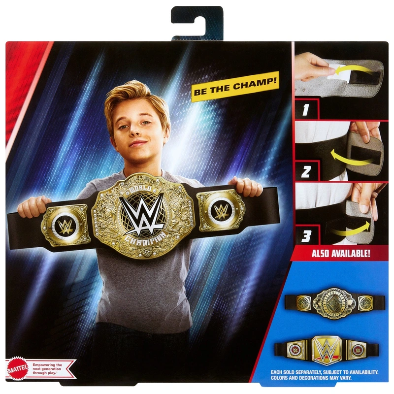 WWE Championship Belt World Heavyweight Replica Toy view 6