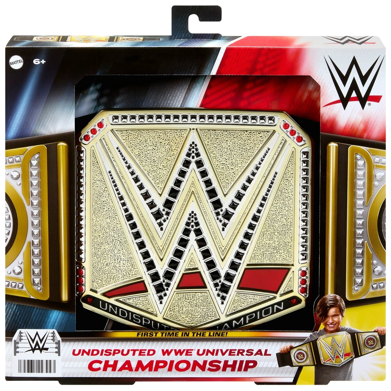 WWE Championship toy packaging detail UK