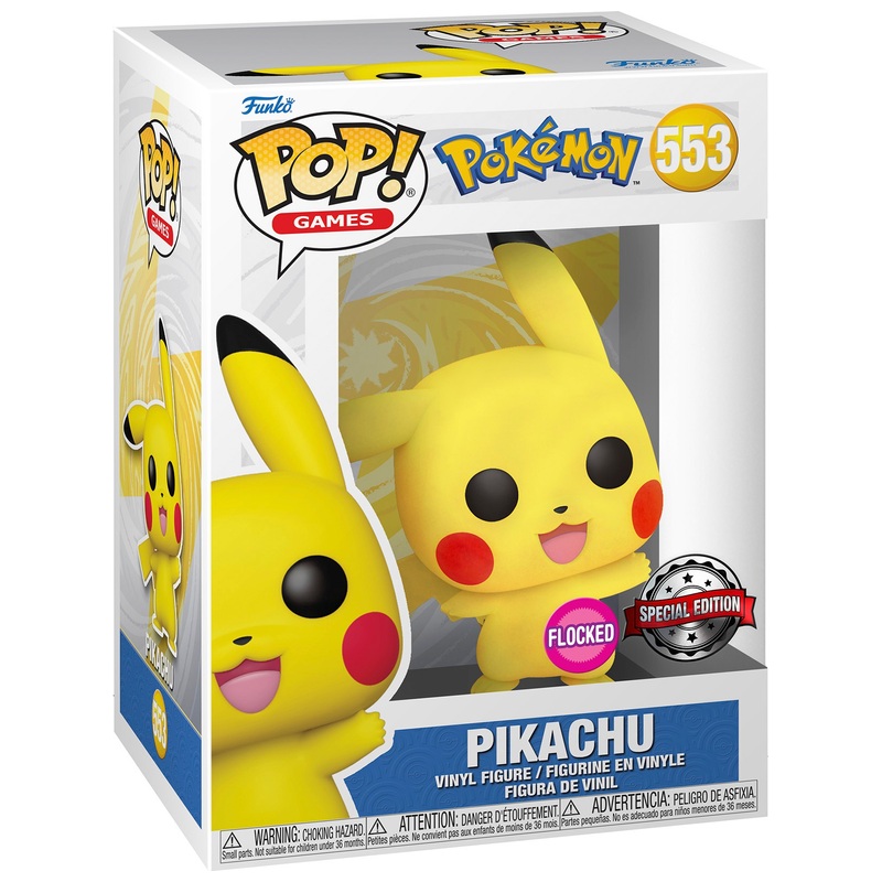 Funko POP! Figuur 553 Pokémon Pikachu fluweelachtig