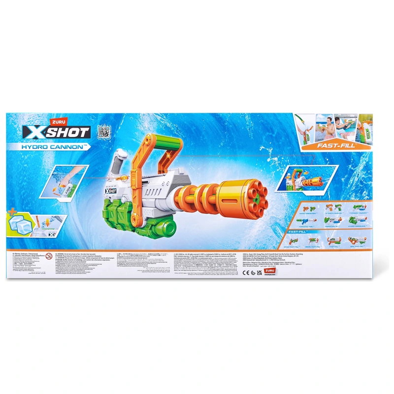 Ergonomic design of XSHOT water blaster for easy handling
