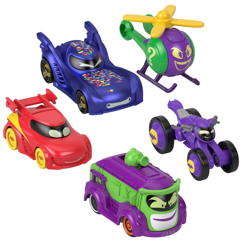 Fisher-Price Batwheels Diecast Auto's 5-Pack