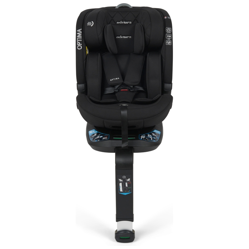 EnfaSafe Autostoel Optima 360° i-Size 40-150 cm Draaibaar Meegroei Kinderzitje zwart