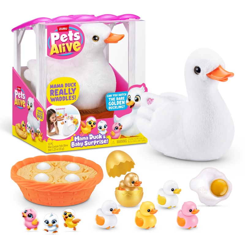 Pets Alive Interactieve Knuffel Mama Duck Surprise