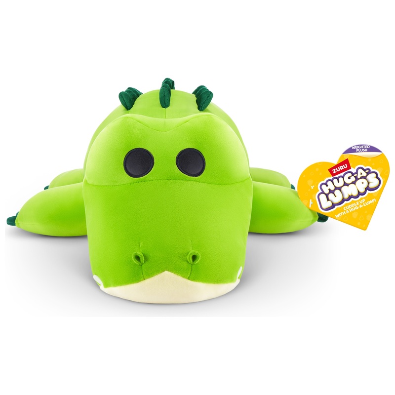 Hug-A-Lumps by ZURU Weighted Plush Rocko the Crocodile