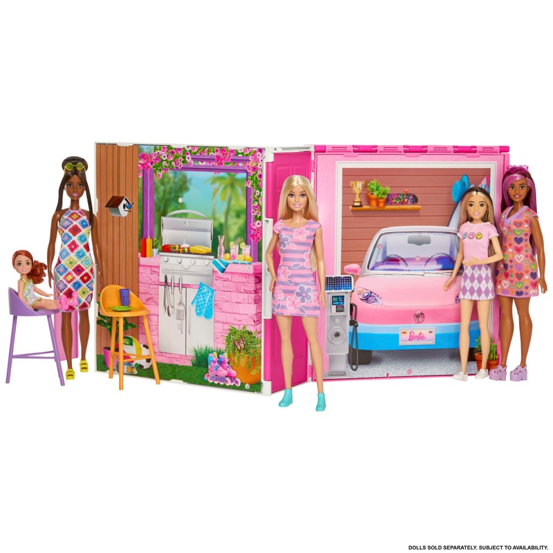 Barbie - Coffret Maison de Vacances Avec Poupée